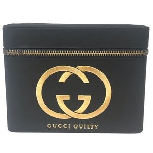 Gucci Guilty Perfume Black & Gold Train Case Box